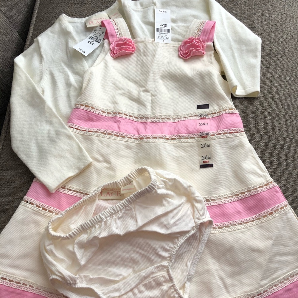 TCP dress, baby boomers & overcoat sweater